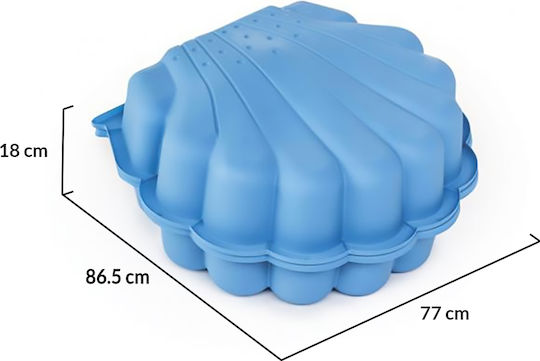 Paradiso Toys Sandbox Shell 87x77.7x18cm. Blue