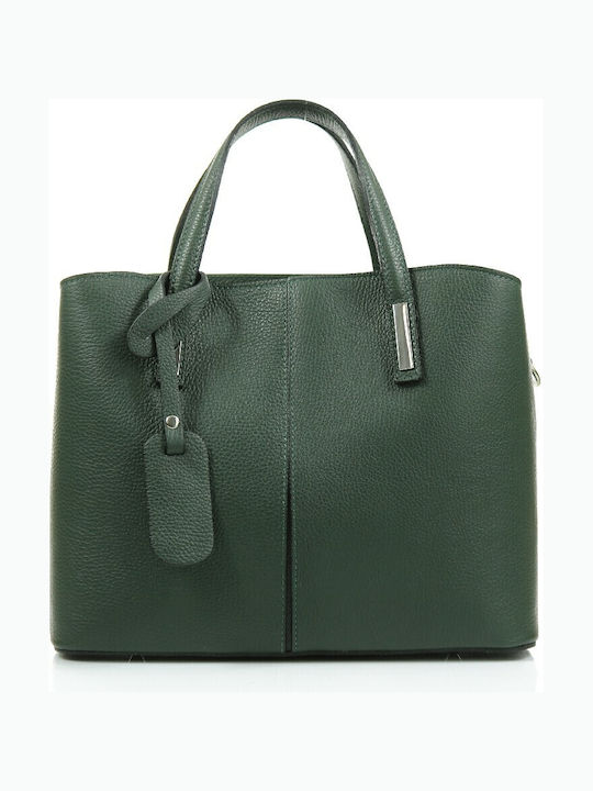 Passaggio Leather Leather Women's Bag Tote Hand Green