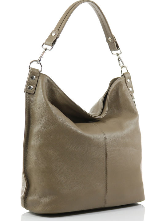 Passaggio Leather Women's Leather Shopper Shoulder Bag Brown