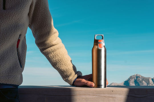 Sigg Детска Бутилка За Вода Термос Неръждаема Стомана Сребърен 550ml