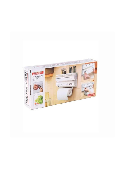 Wall Mounted Plastic Roll Dispenser Transparent
