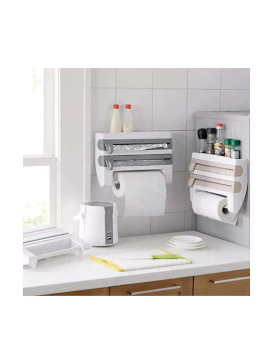 Wall Mounted Plastic Roll Dispenser Transparent