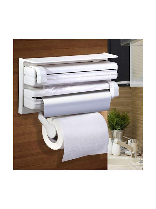 Wall Mounted Plastic Roll Dispenser Transparent