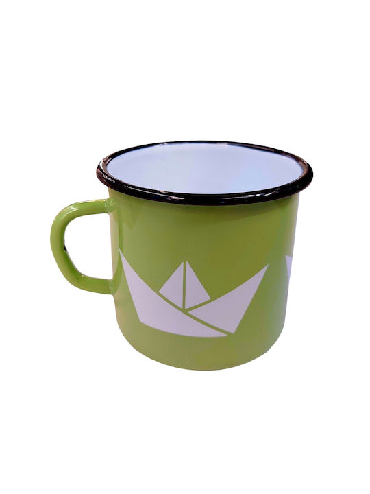 Mug Enamel Beige 350ml