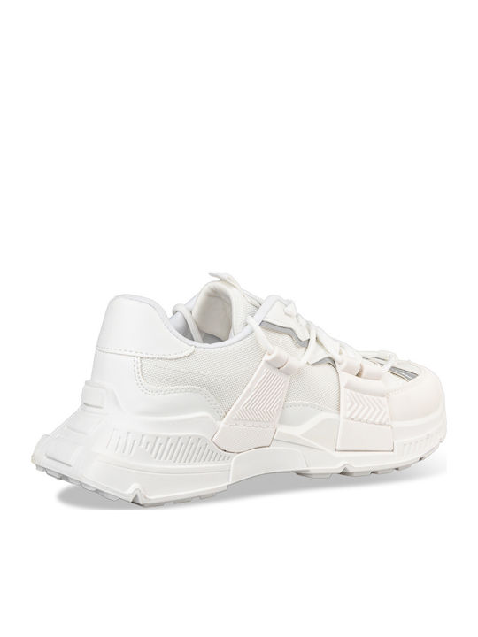 Name Loading Damen Chunky Sneakers Weiß
