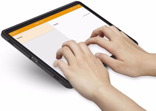 Spigen Robustes Flip Cover Dauerhafte Schwarze (Galaxy Tab S9)