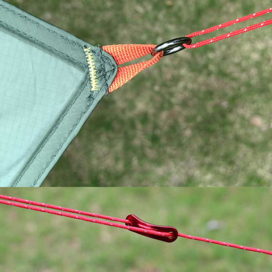 AlpinPro Favour Fly 4 Persons Green