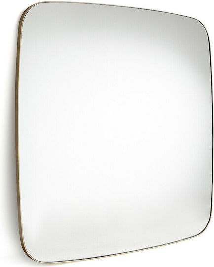 La Redoute Interieurs Oglindă De Perete Pătrată Galbenă 90x99.5cm La Redoute Interieurs Oglindă De Perete Pătrată Galbenă 90x99.5cm