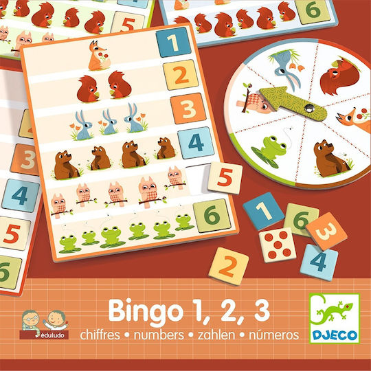 Djeco Eduludo Λότο Αριθμοί Educational Game Letters & Numbers for 5-7 Years Old