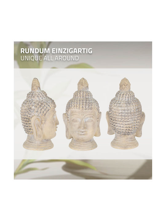 ECD Germany Decorative Buddha made of Stone 45x39x78cm 1pcs