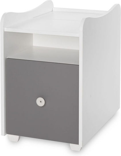 Lorelli Πολυμορφική Κούνια Trend Plus White/Stone Grey με Στρώμα & Συρτάρι