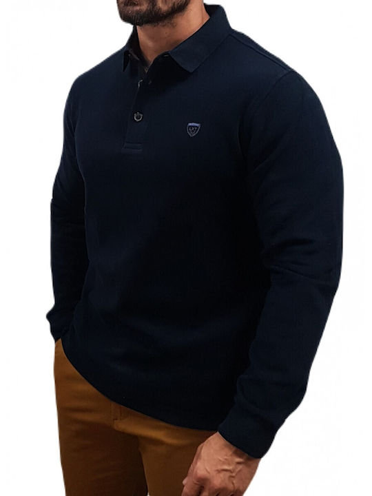 Polo Μπλούζα Μακρυμάνικη Navy Μπλε