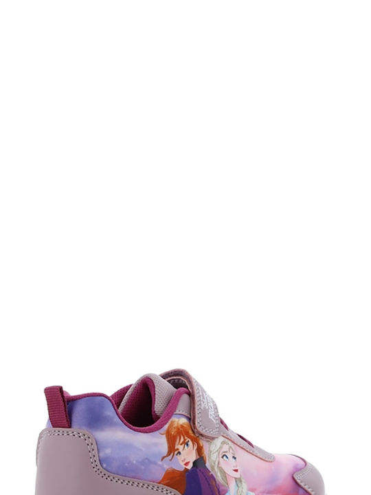 Παιδικά Sneakers με Φωτάκια Λιλά