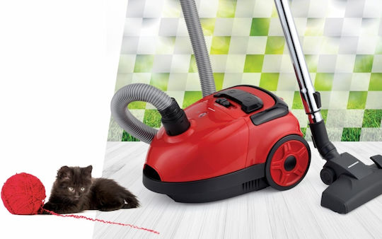 Heinner HVC-VB750RD Staubsauger 750W Eingetütet 1.6Es Rot