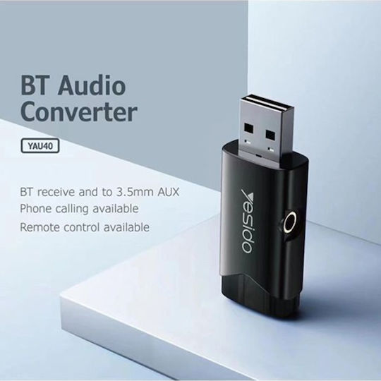 Yesido Dashboard Bluetooth Car Kit (AUX)