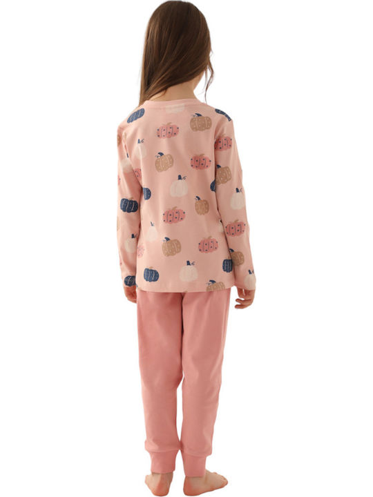 Roly Poly Kinder Schlafanzug Winterlich Rosa
