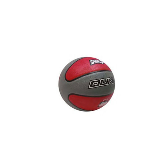 Sport1 Dunk Size No7 Παιδική Μπάλα Μπάσκετ Κόκκινη