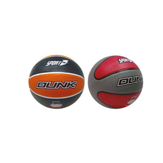 Sport1 Dunk Size No7 Παιδική Μπάλα Μπάσκετ Κόκκινη