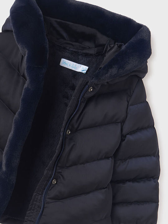 Kids' Casual Jacket Short with Hood Blue