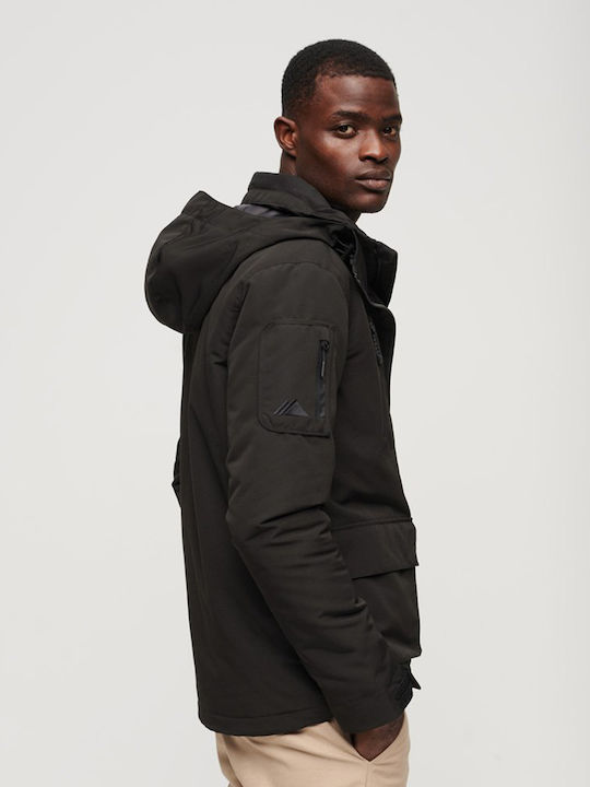 Winter Jacket Windproof Black