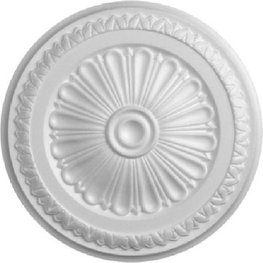 Deco Ceramica Ροζέτα Οροφής για Φωτιστικά Λευκή 3064-KALTS-ROZETA-DONATELLA