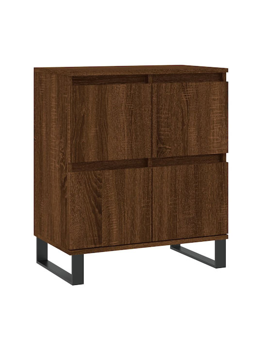 Sideboard Wooden Brown Oak 60x35x70cm