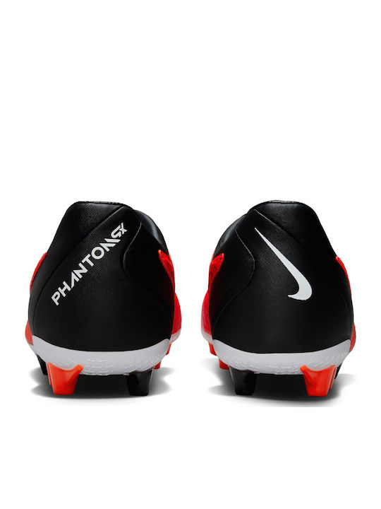 Nike Phantom GX Academy Football Shoes with Cleats Bright Crimson / White / University Red / Black