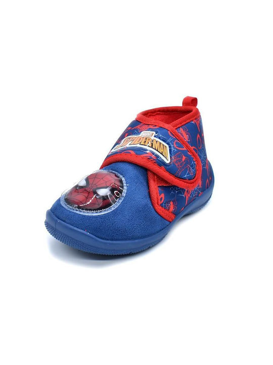 Spiderman Παιδικές Παντόφλες Μπλε