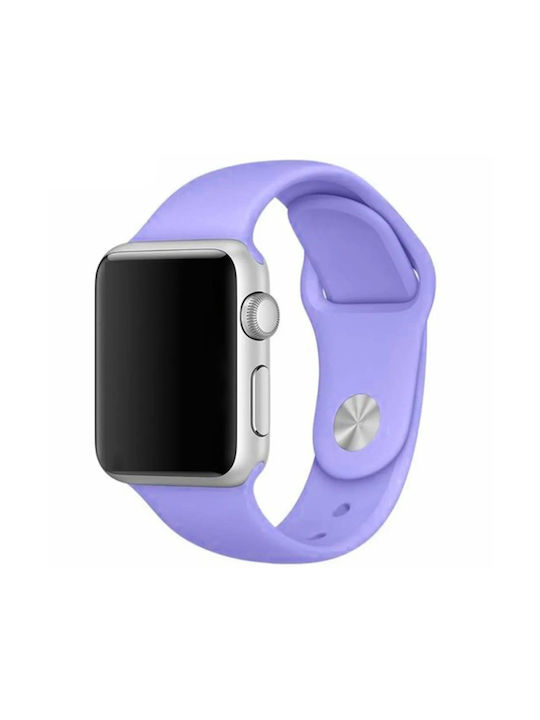 Soft Θήκη Σιλικόνης σε Μωβ χρώμα για Apple Watch 45mm Soft Θήκη Σιλικόνης σε Μωβ χρώμα για Apple Watch 45mm