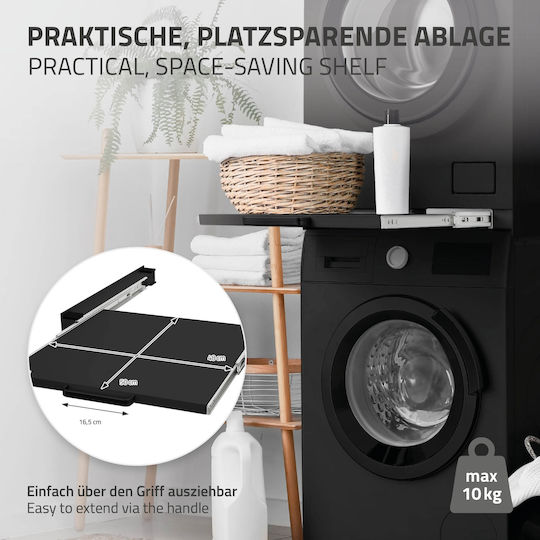ML-Design 490009209 Ρυθμιζόμενο Συνδετικό Πλυντηρίου/Στεγνωτηρίου από Μέταλλο 60x60εκ.