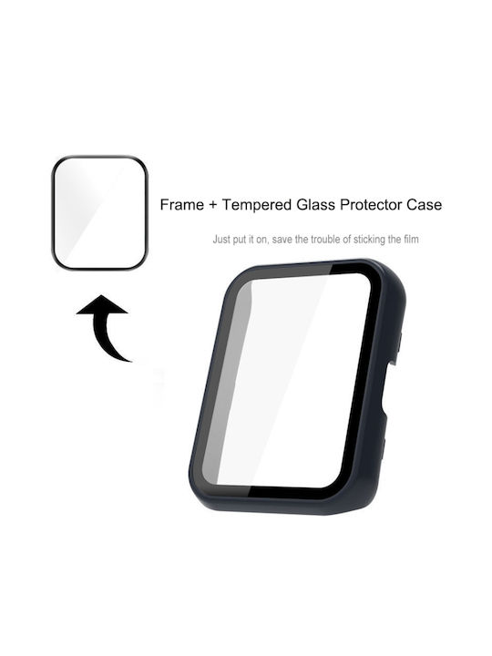 2 Pc+ Silicone Case with Glass in Transparent color for Huawei Watch Fit 2 / Fit 2 Active