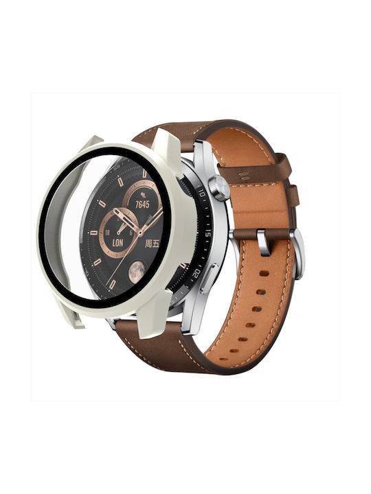 Watch Πλαστική Θήκη σε Μπεζ χρώμα για Huawei Watch GT 3 42mm Watch Πλαστική Θήκη σε Μπεζ χρώμα για Huawei Watch GT 3 42mm