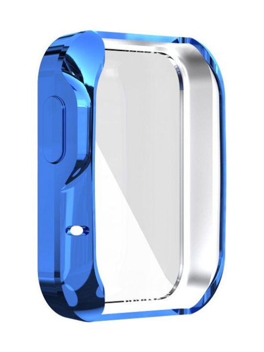 Watch Silikonhülle mit Glas in Blau Farbe für Mi Watch Lite