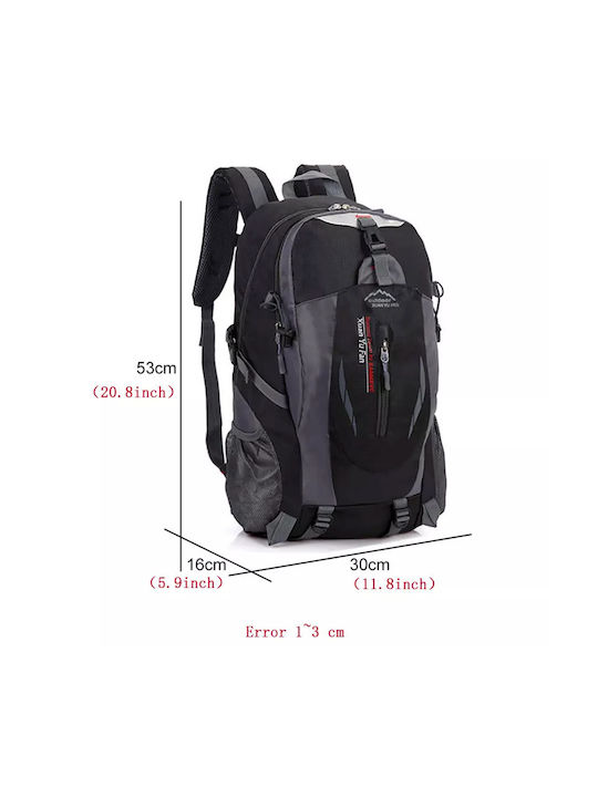 Smart Travel Stoff Rucksack Schwarz 55Es