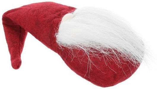 Iso Trade Weihnachtliche Kunststoff Figur Zwerge Rot Länge 8cm