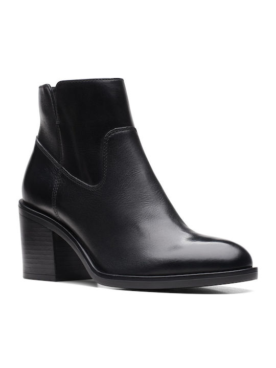 Lo Leder Stiefeletten Damen Schwarz