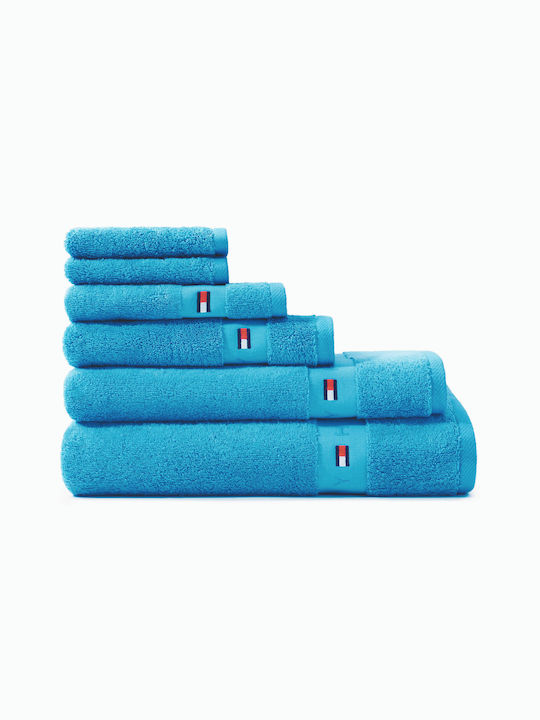 Tommy Hilfiger Badehandtuch Legend 100x150cm. Turquoise