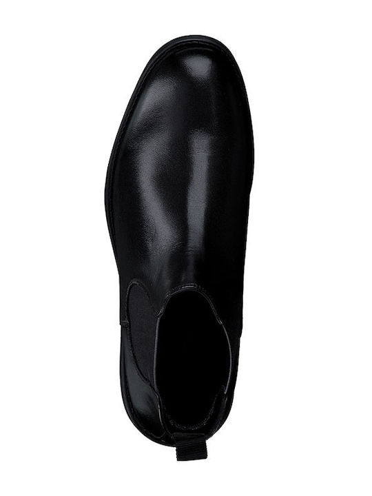 Leather Black Men's Boots Anatomical