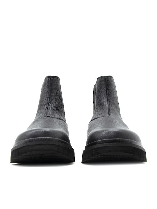 Leather Black Chelsea Boots