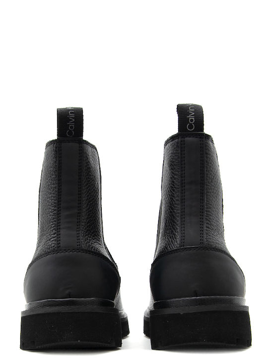 Leather Black Chelsea Boots