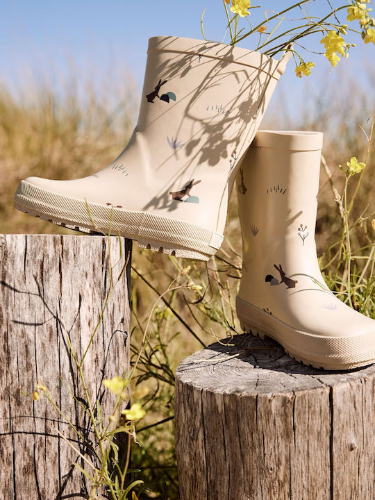 Kids Wellies Beige