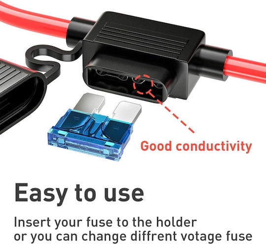 PerVoi Car Fuse Holder Set 2pcs