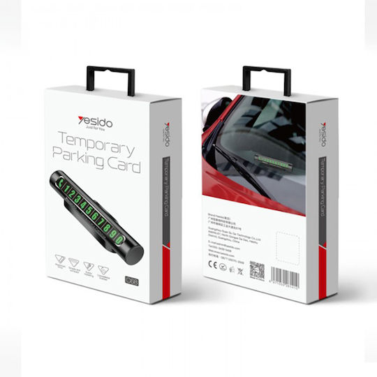 Yesido Temporary Parking Card