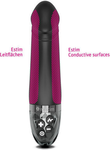 Mystim E-stim Vibrator 16.5cm Negru