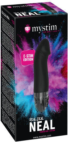 Mystim E-stim Vibrator 16.5cm Negru