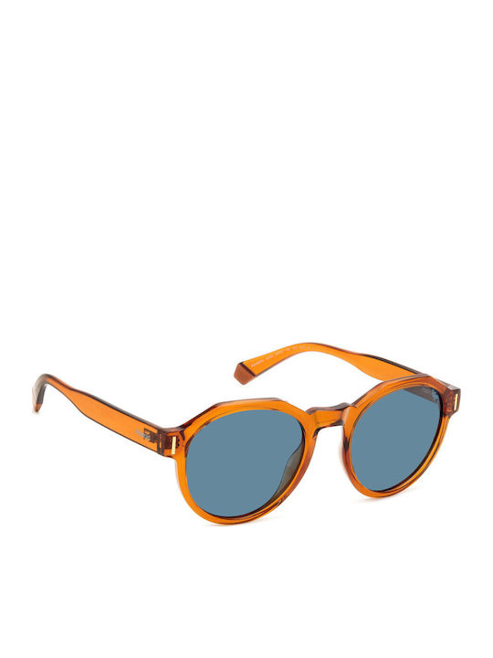 Polaroid Unisex Sonnenbrille mit Orange Kunststoff Gestell und Blau Polarisiert Linse PLD6207/S 2LFC3