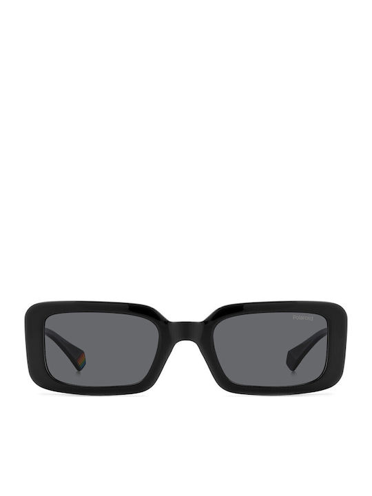 Polaroid Ochelari De Soare Pentru Femei Cu Ramă Neagră Din Plastic Și Lentile Gri PLD6208/S/X 807M9