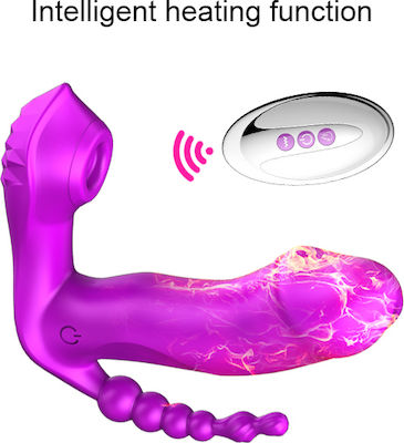 Kinksters Sauger Vagina mit Vibration Lila