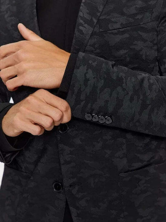 Men's Suit Jacket Regular Fit Black