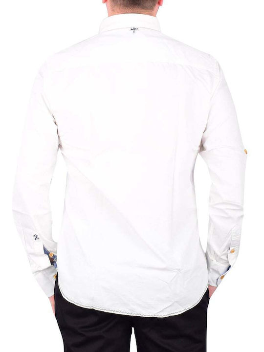 NEW ZEALAND Oxford shirt 100% cotton with embroidered Logo on chest and two-tone placket regular fit 233-016187.NZ079